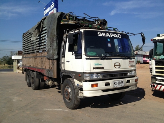 ขายสิบล้อ HINO สิงห์ไฮเทค เครื่อง HO6C TC 195 แรงม้ากระบะไม้สภาพดีพร้อมใช้พร้อมเล่มราคาถูกๆ