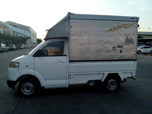 ขาย กระบะ SUZUKI CARRY ปี 2010 ติดแก๊ส LPG ราคาประหยัด มีหลังคาทึม และ Max Liner แถมให้ ราคาต่อลองได้อีก