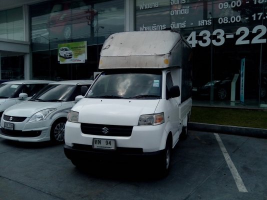 ขาย กระบะ SUZUKI CARRY ปี 2010 ติดแก๊ส LPG ราคาประหยัด มีหลังคาทึม และ Max Liner แถมให้ ราคาต่อลองได้อีก