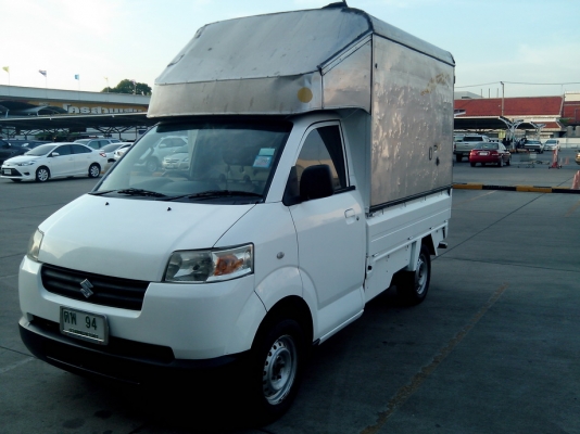 ขาย กระบะ SUZUKI CARRY ปี 2010 ติดแก๊ส LPG ราคาประหยัด มีหลังคาทึม และ Max Liner แถมให้ ราคาต่อลองได้อีก