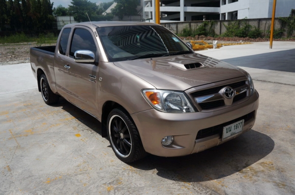 TOYOTA VIGO CAB 2005 เครื่อง 3.0 ขายรถสวย aribag+abs ล้อ MAX เครื่องวิ่งดี เกียร์,ช่วงล่างปกติ แอร์เย็น ภายใน เบาะ,พวงมาลัย สถาพสวย สีสวย พร้อมใข้งาน จัดไฟแนนได้