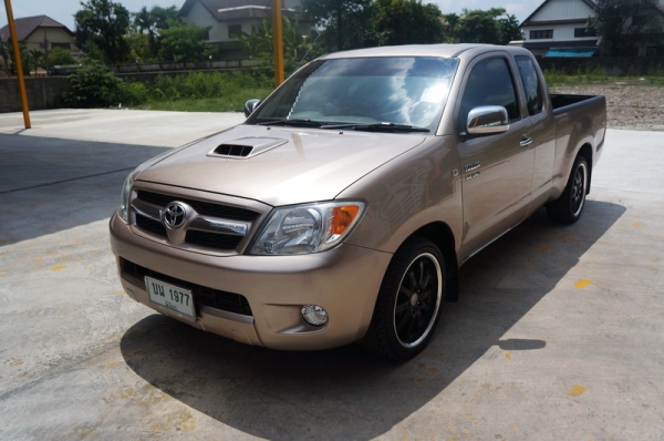 TOYOTA VIGO CAB 2005 เครื่อง 3.0 ขายรถสวย aribag+abs ล้อ MAX เครื่องวิ่งดี เกียร์,ช่วงล่างปกติ แอร์เย็น ภายใน เบาะ,พวงมาลัย สถาพสวย สีสวย พร้อมใข้งาน จัดไฟแนนได้