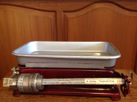 ขายตราชั่งงานเก่ายุโรป Tragkraft Germany, 6 Kg.