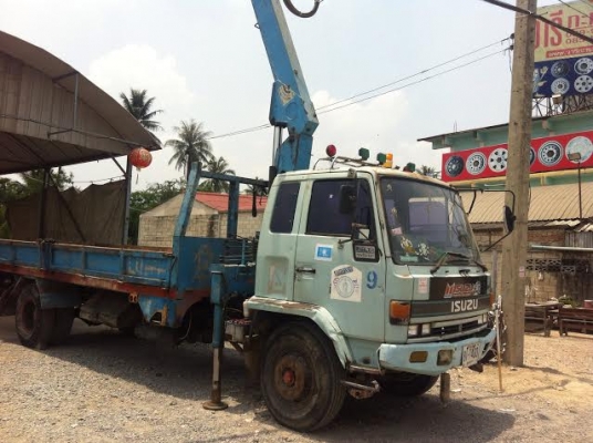 ขายรถบรรทุก เครน หกล้อ ดาวน