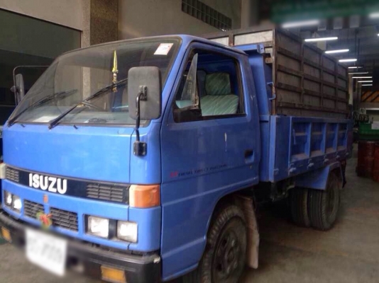 ขายรถบรรทุกหกล้อดัมพ์ ISUZU NKR55EU5M เครื่อง 4JB1 - 88 แรง กระบะดัพม์ ทะเบียนพร้อม