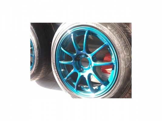 ขายลัอ advan rz ขอบ15กว้าง7 4รู100 ไม่รวมยางนะคับ