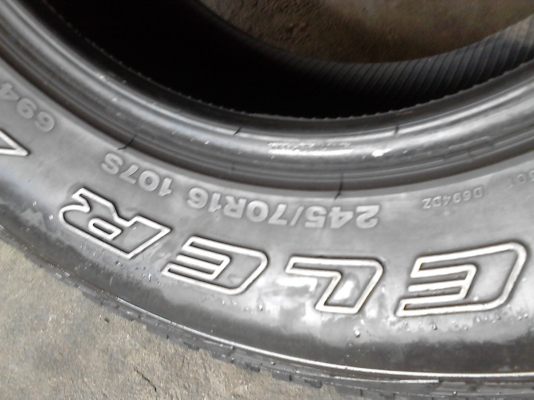 245/70R16 BRIDGE STONE DUELER A/T  มี  4 เส้น  โทร.081-427-3941