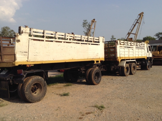 ขายพ่วงแม่ลูกดั้ม FM2P เครื่อง P11C 320 แรงม้า เกียร์ ZF ช่วงล่าง ZM 10 น็อต คัสซีสวยจัด แอร์เย็น  ลูก 2 คาน ทะเบียนพร้อมโอนครับ