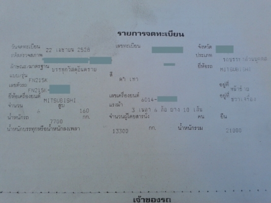 ****ขายแล้วค่ะไป จ. ชุมพร***สิบล้อมิตซุ เพลาเดียว  บรรทุกน้ำมัน  15000 ลิตร  โหลดบน  พร้อมใช้งาน   เล่มพร้อมโอน....