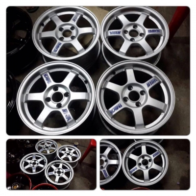 ขายแม็กซ์มือ2 ลายTE37 ขอบ15 4รู100 ราคา 8,500 บาทราคาถูก