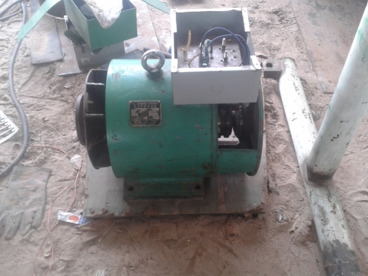 ขายไดร์ปั่นไฟชนตรง 10 Kw พร้อมหัวหมูและแท่นเครื่อง