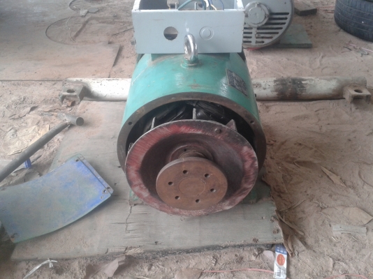 ขายไดร์ปั่นไฟชนตรง 10 Kw พร้อมหัวหมูและแท่นเครื่อง