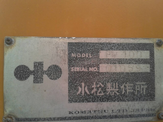 KOMATSU PW100