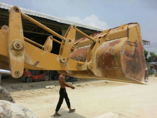 รถตักล้อยาง CATERPILLAR 950  สมาชิกจาก ชลบุรี มัดจำเรียบร้อยแล้วค่ะ