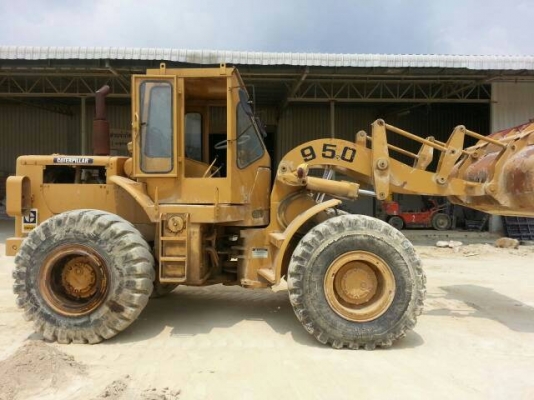 รถตักล้อยาง CATERPILLAR 950  สมาชิกจาก ชลบุรี มัดจำเรียบร้อยแล้วค่ะ