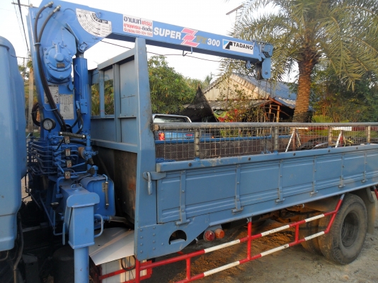 ขายด่วน รถบรรทุก6ล้อกลางติดเครน ISUZU NPR115แรง 4BE1 ซุปเปอร์เสี่ย เครนTADANO SUPER Z 2.5ต้น 3ปลอก2ชัก ท้องวี รุ่นใหม่
