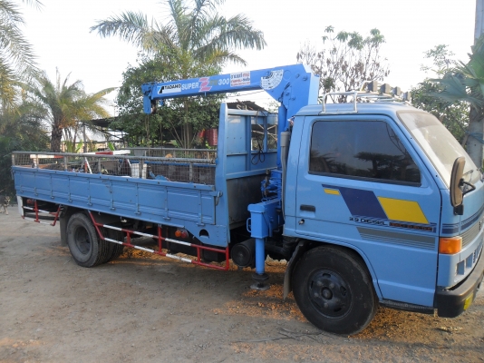 ขายด่วน รถบรรทุก6ล้อกลางติดเครน ISUZU NPR115แรง 4BE1 ซุปเปอร์เสี่ย เครนTADANO SUPER Z 2.5ต้น 3ปลอก2ชัก ท้องวี รุ่นใหม่