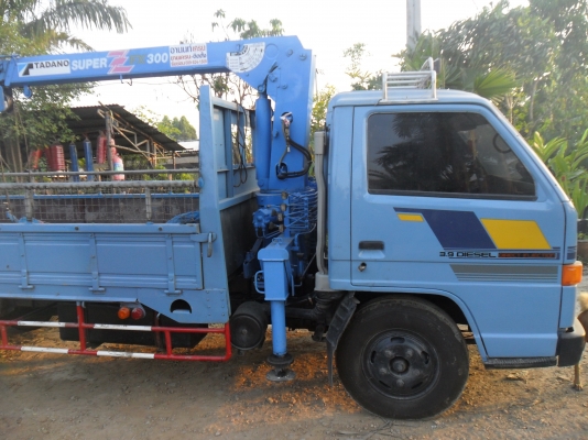ขายด่วน รถบรรทุก6ล้อกลางติดเครน ISUZU NPR115แรง 4BE1 ซุปเปอร์เสี่ย เครนTADANO SUPER Z 2.5ต้น 3ปลอก2ชัก ท้องวี รุ่นใหม่