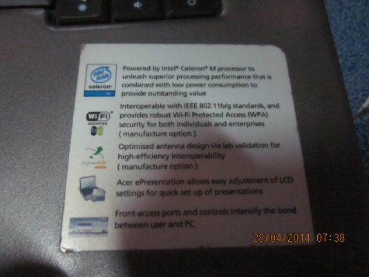 โน๊ตบุ๊ค Acer แบ็ตฯเก็บไฟ Ok ครับ ราคาพร้อมส่ง โน๊ตบุ๊ค Acer แบ็ตฯเก็บไฟ Ok ครับ ราคาพร้อมส่ง