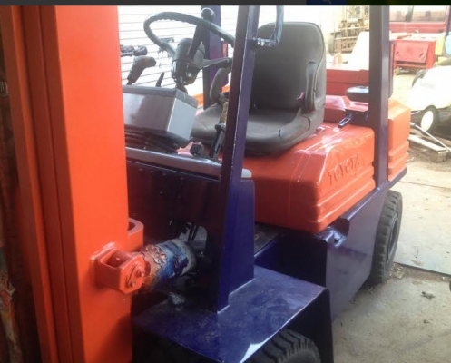 ขายโฟร์คลิฟท์ญี่ปุ่น*TOYOTA*5FD25*เสา5.50เมตรฟลูฟรีงาสไลด์ขายที่โคราช