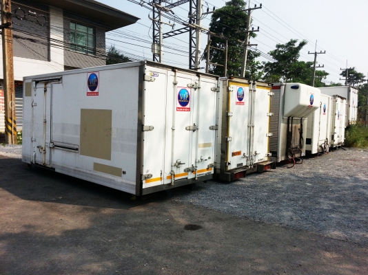 ขายตู้แช่เย็นรถบรรทุกนำเข้าจากญี่ปุ่น สภาพสวย 95\%  สำหรับรถบรรทุก 6 ล้อขึ้นไป