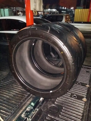 ยางซอฟ yogohama a050 TREADWEAR.60 295/35/18 ปี12  MADE IN  JAPAN แท้.ดอกยางหนาๆ ซื้อใช้เกินคุ้ม 1คู่คัฟ