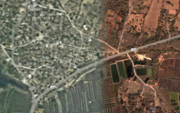 ขายที่ดิน 2ไร่ 2งาน ต.พุดซา อ.เมือง จ.นครราชสีมา  ห่างจากถนน โคกสูง-ขามทะเลสอ เพียง 50เมตร