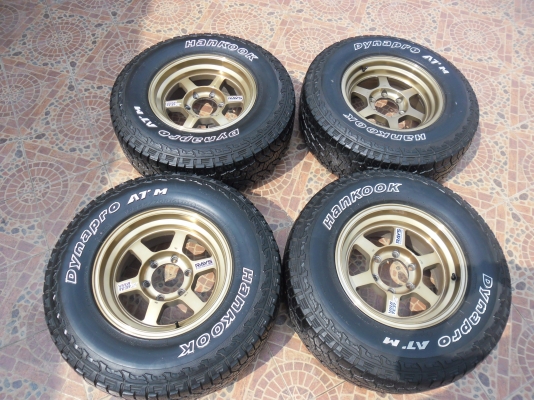 ขายte37+hankook at 265/70/16 ปี 12