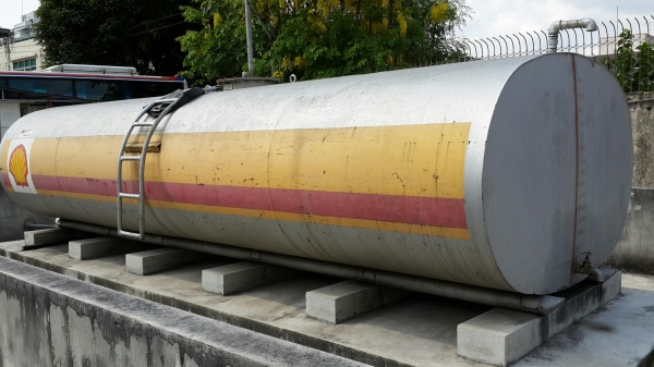 หัวจ่ายน้ำมัน หัวจ่ายเดี่ยว พร้อมแทงค์ 15,000 ลิตร