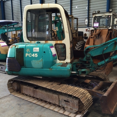 Komatsu PC45-1 นำเข้าจากญี่ปุ่น สภาพสวย ขายไม่แพงครับ