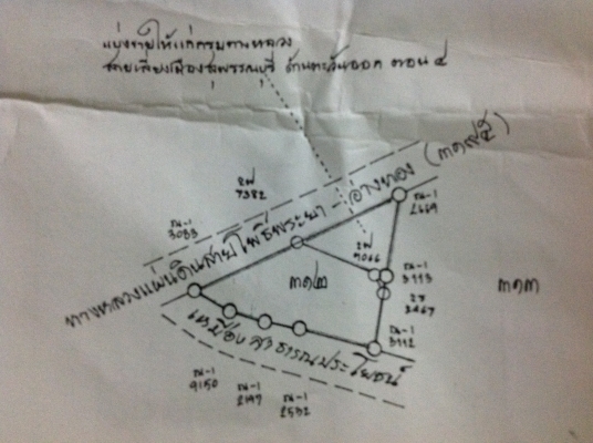 ที่ดินว่างเปล่าสวยติดถนน