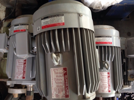 ขายมอเตอร์ mitsubishi 3 HP. 1450 RPM. 380 V สภาพใหม่มาก พร้อมใช้งาน