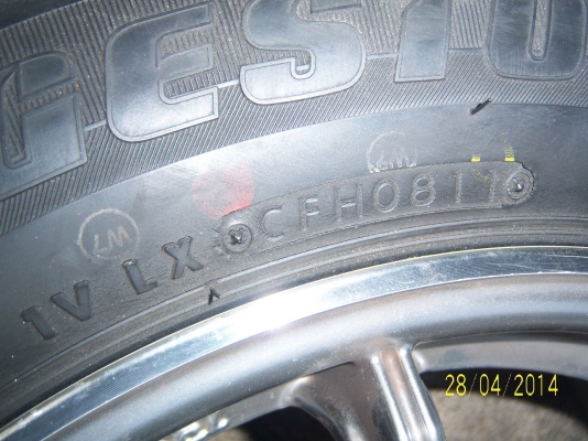 แม็กพร้อมยาง 185 65 15 ปี11