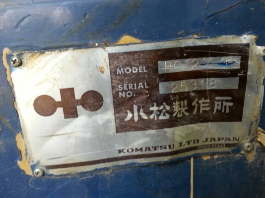 ขายKOMATSU 120-3 เครื่องดี เครื่องเดิม ปั้มเดิม พร้อมใช้งาน เอวแน่น ไม่มีเอกสาร
