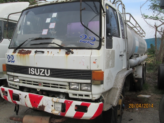 -ISUZU-10ล้อ..เพลาเดียวเครื่อง6BF.รถน้ำสภาพพร้อมใช้..ทะเบียน.ม79.ราคา490.000บ