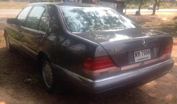 **450,000 บ.ต่อรอง**ขาย รถเก๋งสวยๆ MERCEDES BENZ S-CLASS S320 ปี40 เครื่องเดิมมเกียร์เดิม ติดLPG ถังโดนัท(ลงเล่ม) เครื่องแรง แน่นๆ ไม่มีเยิ้ม ช่วงล่างหนึบ หน้า-หลังเดิมๆ ภายในเก๋งโอ่อ่า สวยหรูหรา FULL OPTION ล้อแม็กสวย ยางสวยเต็ม เช็คศูนย์ตลอด สีสันเงาวาว
