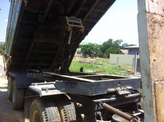 ขายรถพ่วงดัมพ์ Isuzu เครื่อง 240 turbo - FXZ23NFYK ปี 35 ดัพม์แม่ลูก ลูก 3 เพลา