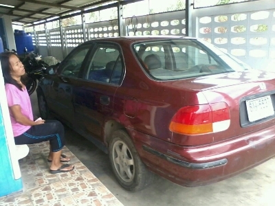 HONDA CIVIC ปี96ตาโต EXI รถเก็บสี ขายถูก