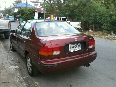 HONDA CIVIC ปี96ตาโต EXI รถเก็บสี ขายถูก