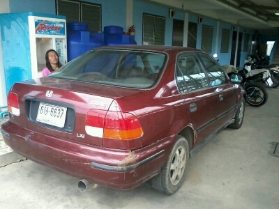 HONDA CIVIC ปี96ตาโต EXI รถเก็บสี ขายถูก