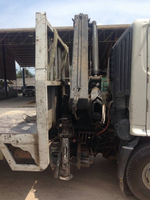 HINO FC4JJRA 6ล้อ165แรงพื้นเรียบติดเครน(เฮี๊ยบ)3ตัน ปี2548...สภาพเดิมๆสวย รถออกห้างป้ายแดง...ใช้น้อย