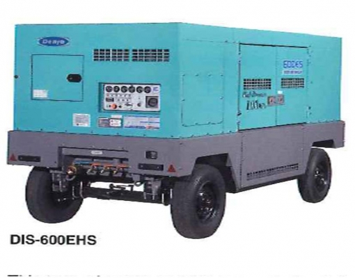 DIS-600ESH  New Denyo : Air compressor 10บาร์ มือหนึ่ง T.0813062283