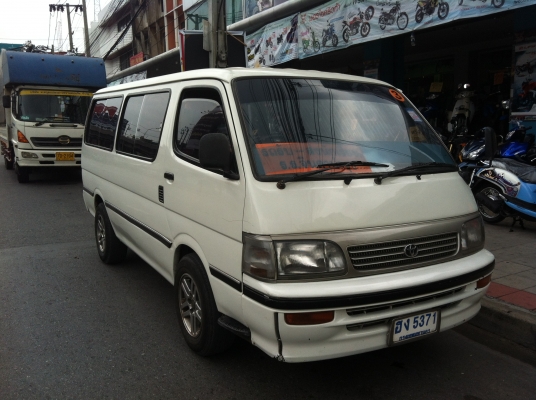 ขายรถตู้ Toyota HIACE ปี 1996 หลังคาเตี้ย สีขาว เครื่อง 2L 2.5 ภายในเบาะหนัง 14นั่ง ล้อแมกซ์  สภาพพร้อมใช้งาน ขายถูกๆ เพียง 79,000บ  สนใจติดต่อ M.086-307-2856
