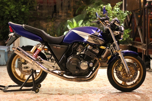 ขาย CB400 ปี95 สีน้ำเงิน อินวอย+สรรพสามิต