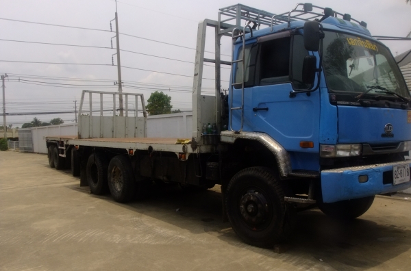 ขาย รถพ่วง 22 ล้อ แม่ลูก เครื่อง 320 แรง เครื่องสภาบดีมาก แอร์เย็น รถพร้อมใช้ ช่วงล่างใหญ่