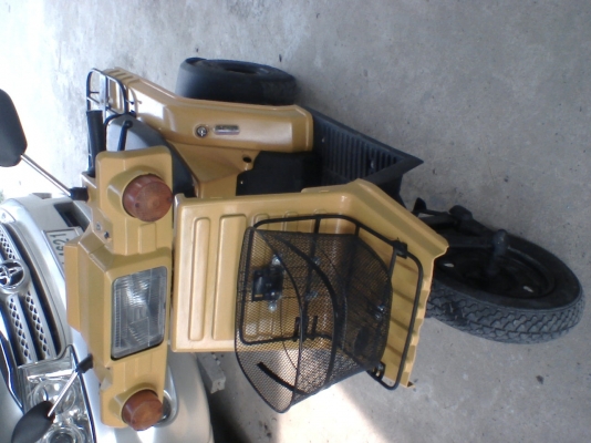 อยู่อยุธยา ป๊อบสามล้อ สีใหม่แบตใหม่ สตาทแชะเดียวติด วิ่งดี น่าใช้