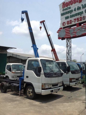 รถเครนISUZU หัวการ์ตูน มีทะเบียน พร้อมใช้งาน