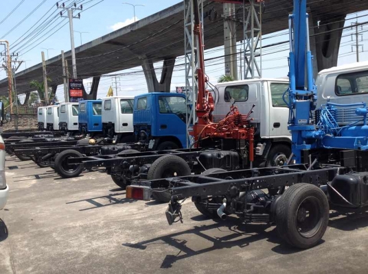 รถเครนISUZU หัวการ์ตูน มีทะเบียน พร้อมใช้งาน