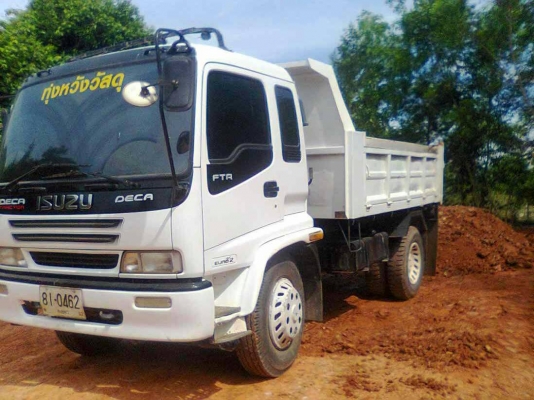 6ล้อดั้มพ์ isuzu เดกก้า 195 ปี 47 ยูโร 1 สภาพรถสวยเดิมๆ ยางเต็ม เครื่องแห้ง เอกสารพร้อม 087-2976734