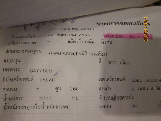 ISUZU-ครัชซีเจ.หัวร๊อค.เครื่อง-6BD1-6.20เมตร-รถห้าง---ราคา395,000,---